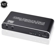 4K 60fps HDMI-compatible to USB 3.0 1080P Video Capture Card Dongle HD Video Recorder Grabber for OBS Capturing Game Live