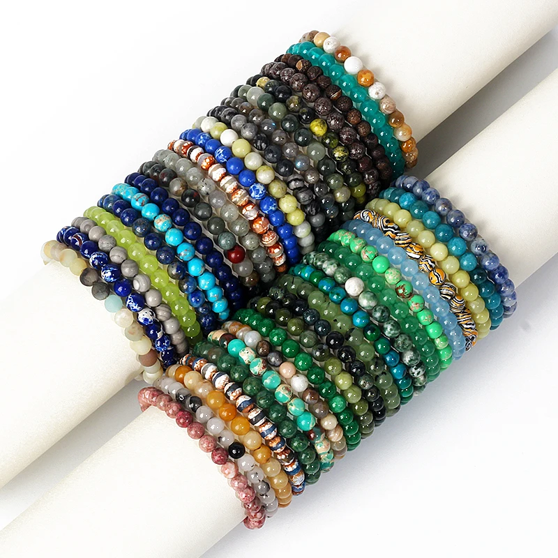 

Real Energy Chakra Beads Bracelets for Women 6/8mm Original Lapis Agates Quartz Beads Bracelets Men Yoga Healing Reiki Jewelry