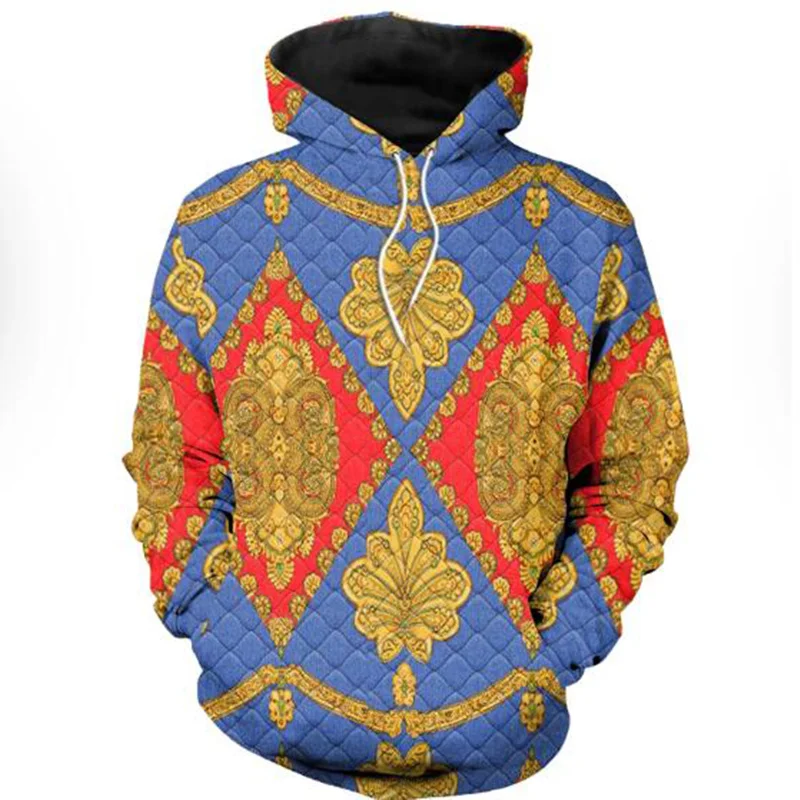 

Fall men's pullover Staman D full print autumn zipper hoodie unisex Harajuku casual street hooded sweatshirt jacket HY0121