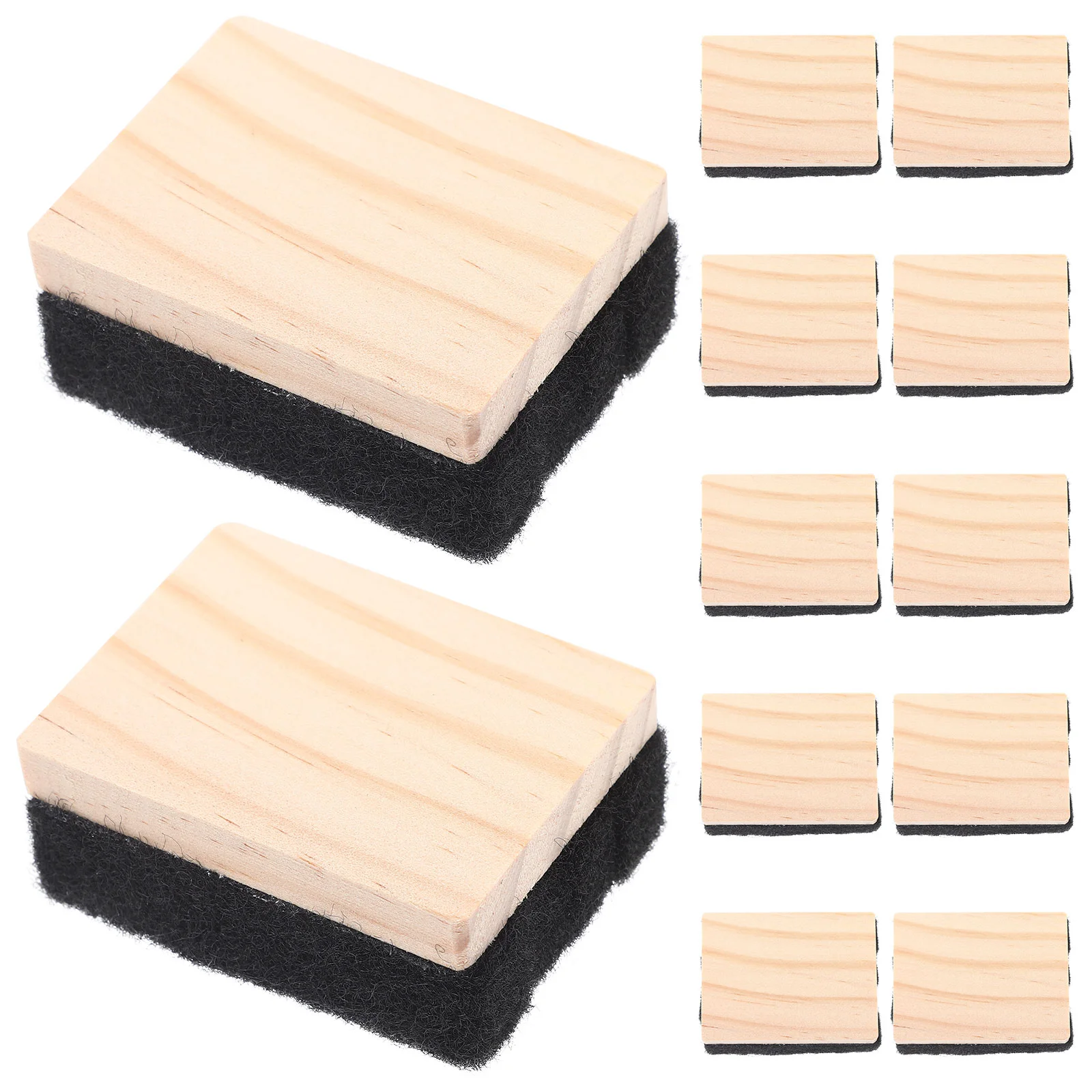 

12Pcs Dry Erase Erasers Chalkboard Erasers Classroom Blackboard Erasers Reusable Whiteboard Erasers