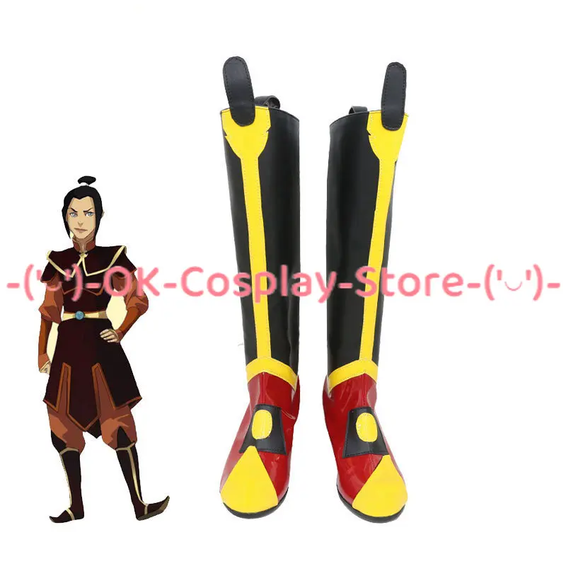 Обувь для косплея аниме Azula женская обувь реквизит на Хэллоуин изготовленный