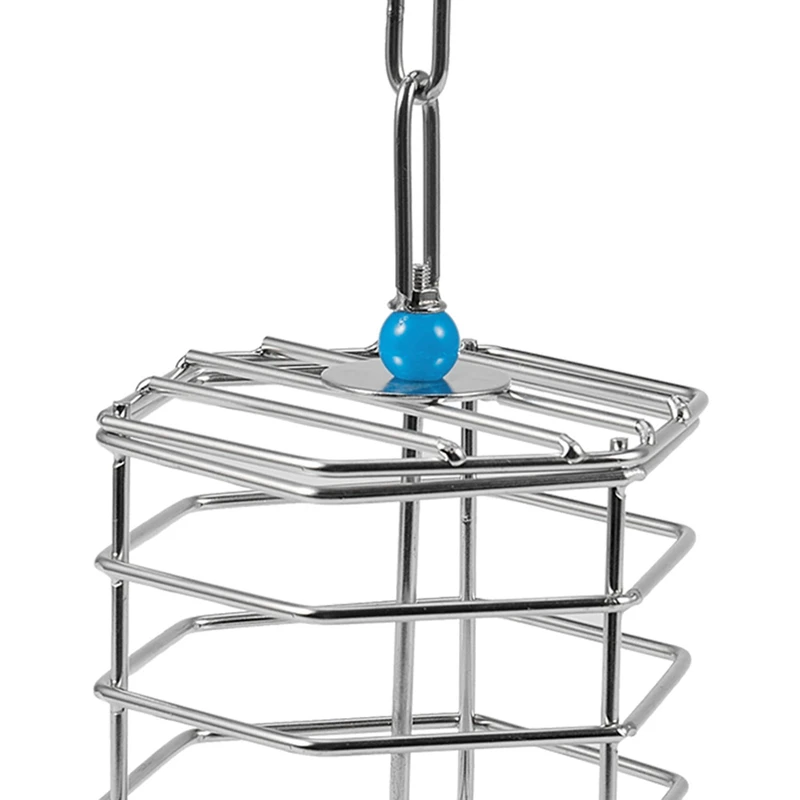 2 шт. подвесная клетка из нержавеющей стали для домашних животных