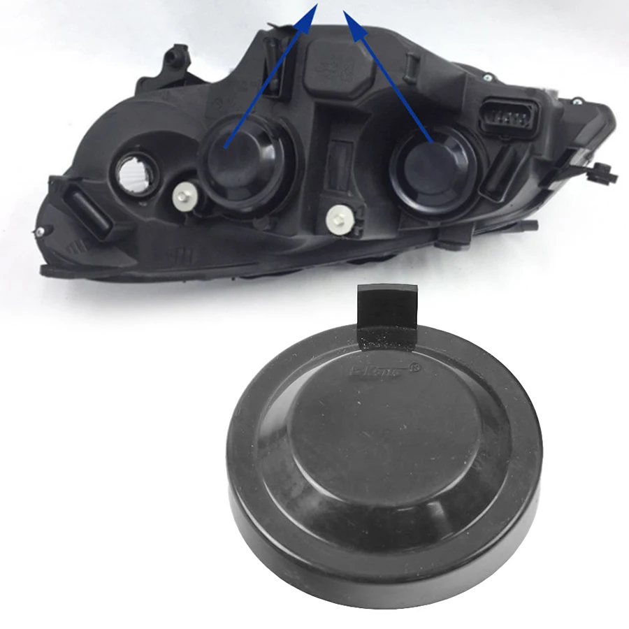 Пылезащитная Крышка для фар Volkswagen VW Passat Polo Touran Skoda Octavia Rapid, герметичная резиновая Водонепроницаемая Пылезащитная крышка 6Q0941607D