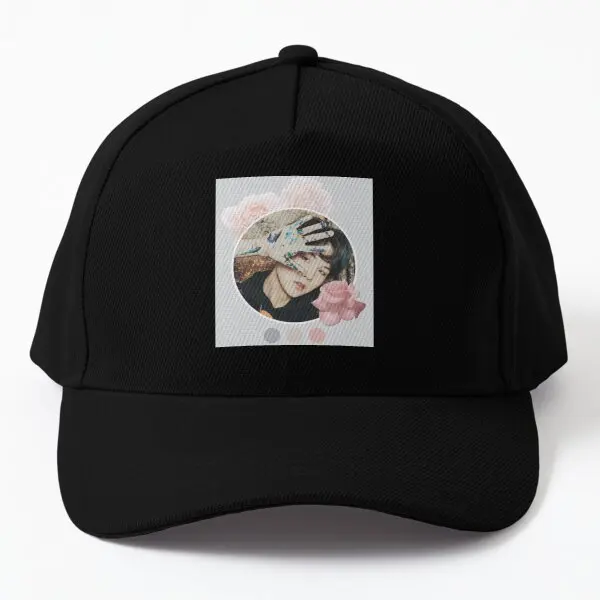 

Pastel Yoongi Baseball Cap Hat Printed Summer Casquette Casual Solid Color Outdoor Mens Czapka Hip Hop Bonnet Sun Black Fish