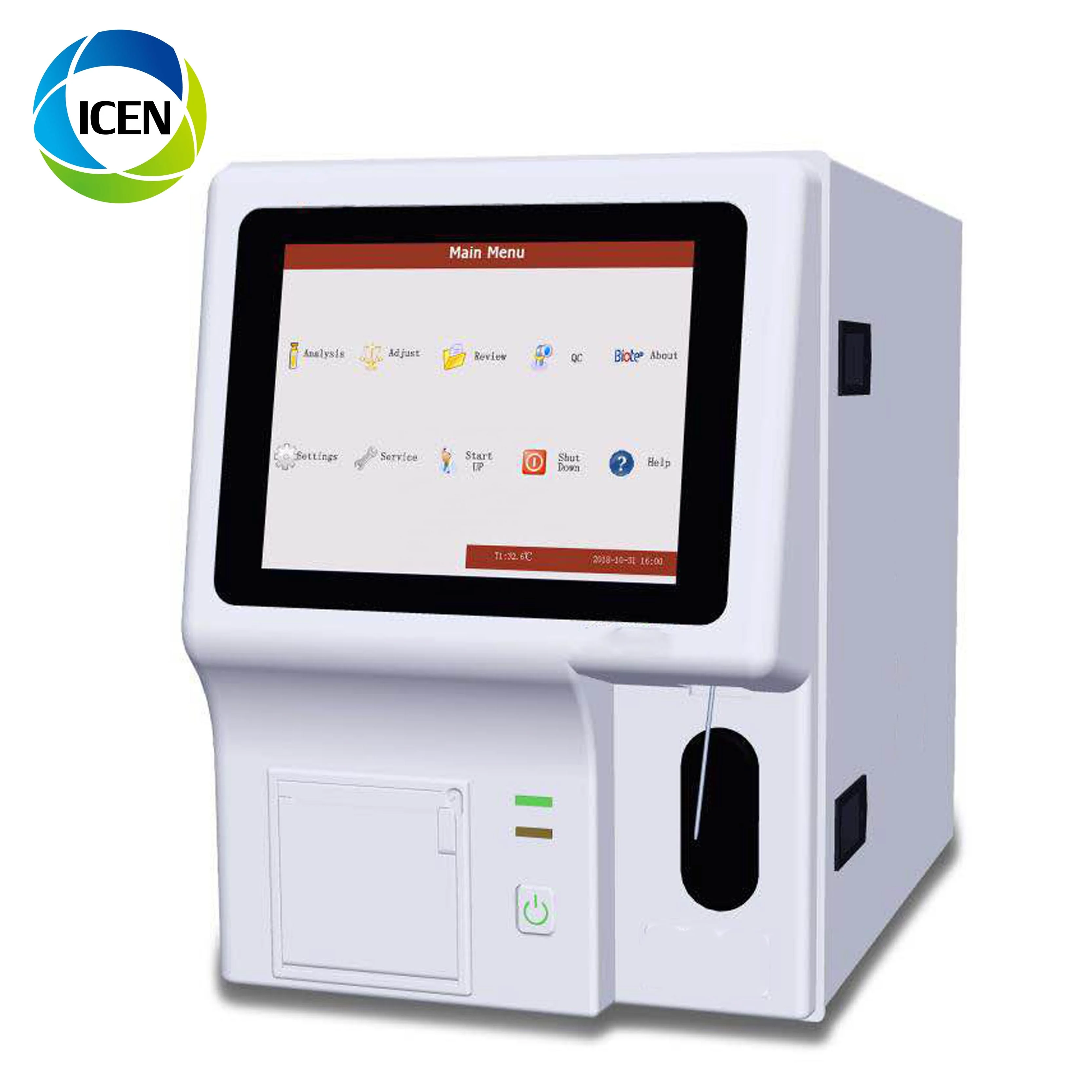 

IN-B3125 Medical fully automatic hematology blood analyzer price 3 parts Hematology machine