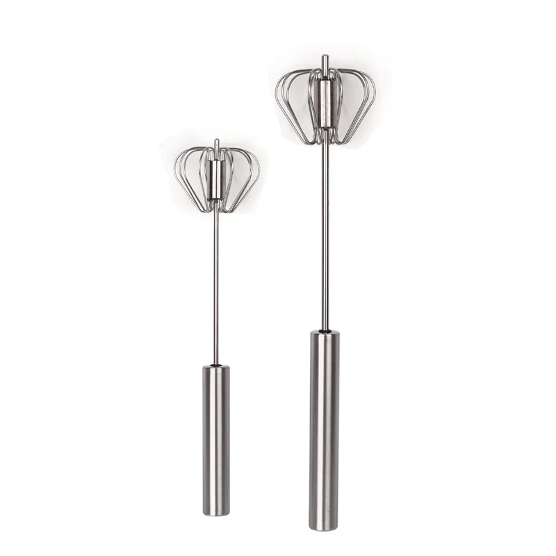 

Stainless steel semi-automatic egg beater Rotating cream egg beater Household manual egg beater Baking tool