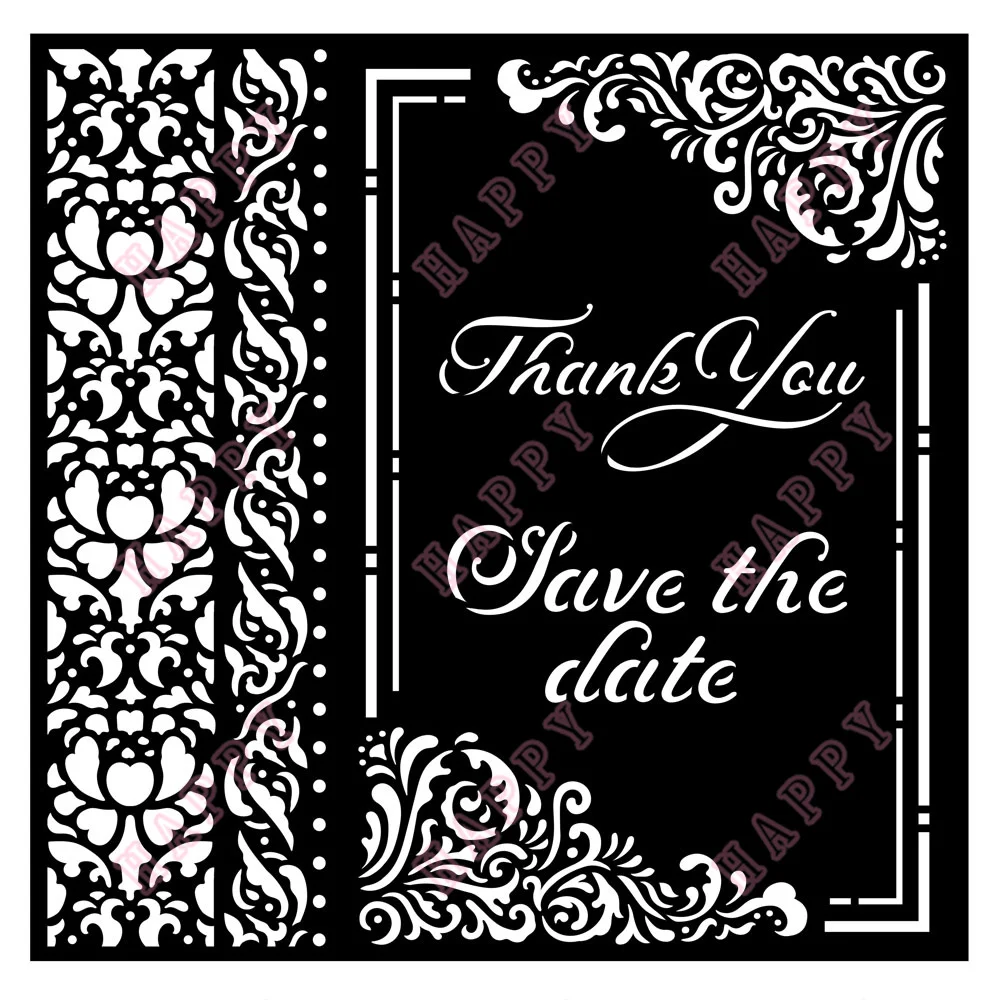 

2022 New You and Me Thank You Save the Scrapbooking Diary Diy Album Greeting Decoration Engraving Handmade Cards Coloring Molds