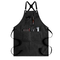 high quality canvas apron multifunctional pocket apron barber woodworking work clothes custom logo