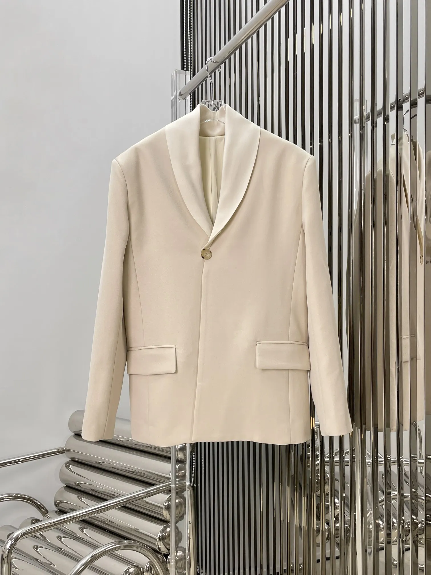 

Нишевой женский шерстяной Блейзер с разрезом, модель очень уникальная