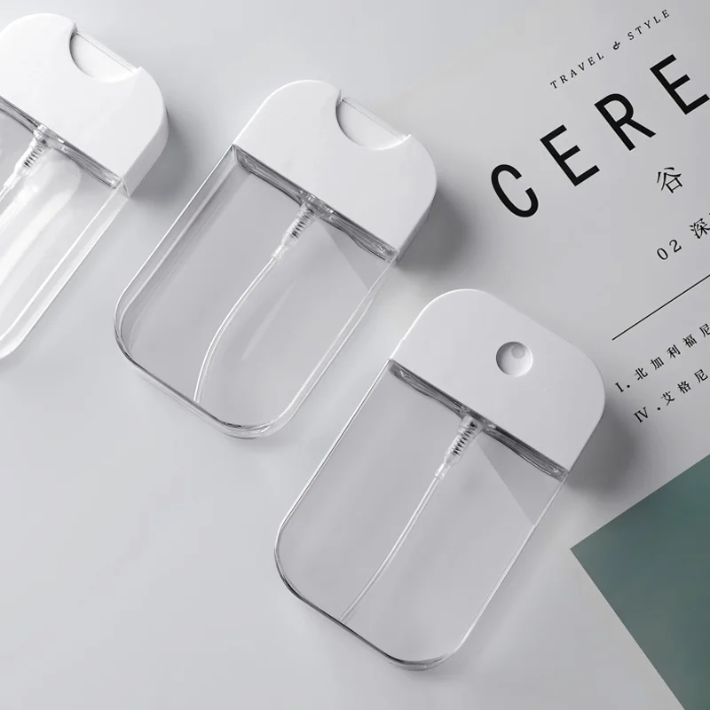 

50ml Portable Transparent Spray Bottle Alcohol Dispensing Small Spray Can Fine Mist Travel High Pressure Fine Mist Spray Bottle