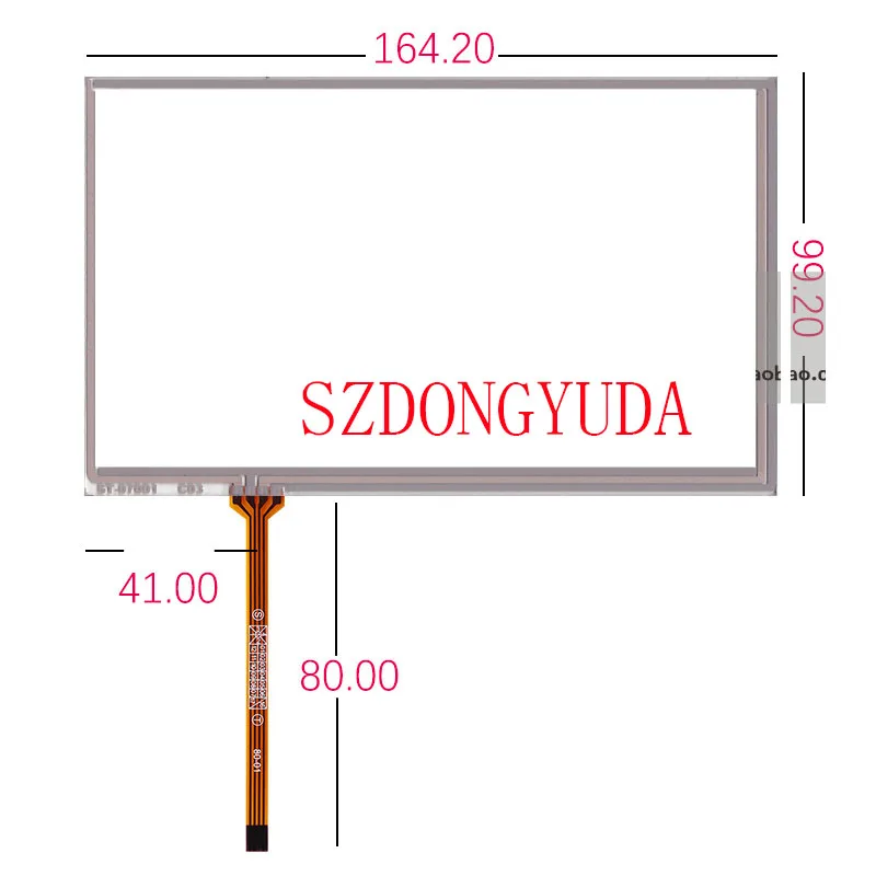 

New Touchpad 7 Inch For Mystery MDD-7770NV MDD-7700DS Car DVD Player Touch Screen Digitizer Glass Panel Sensor