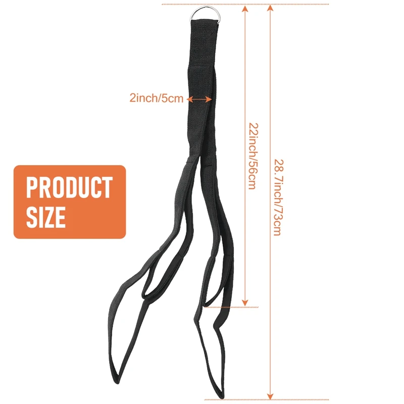 Новое крепление для троса трицепса. 28 7 дюйма и 22-дюймовая две длины встроенная 1