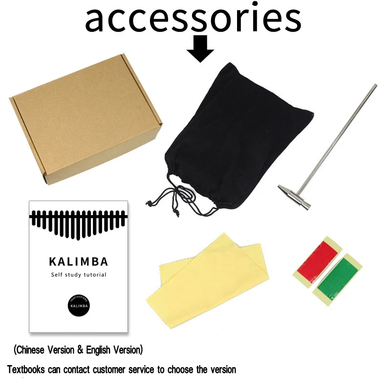 Высококачественная цельная 21 клавиша калимба большой палец пианино