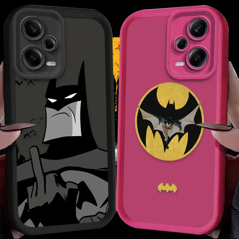 Luxury Marvel Batman Soft Case for Xiaomi Redmi Note 13 12 11 Pro Plus 4G 5G 12S 11S 10S 10 9 9S 14C 13C 12C A3 Cover
