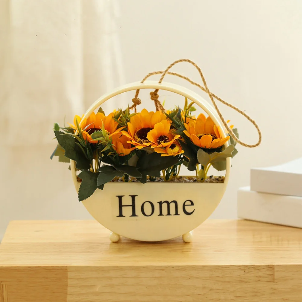 

Artificial Potted Plastic Fake Flowers False Rose Plants Home Living Room Desktop Ornaments Home Decor Artificial Flower Potted