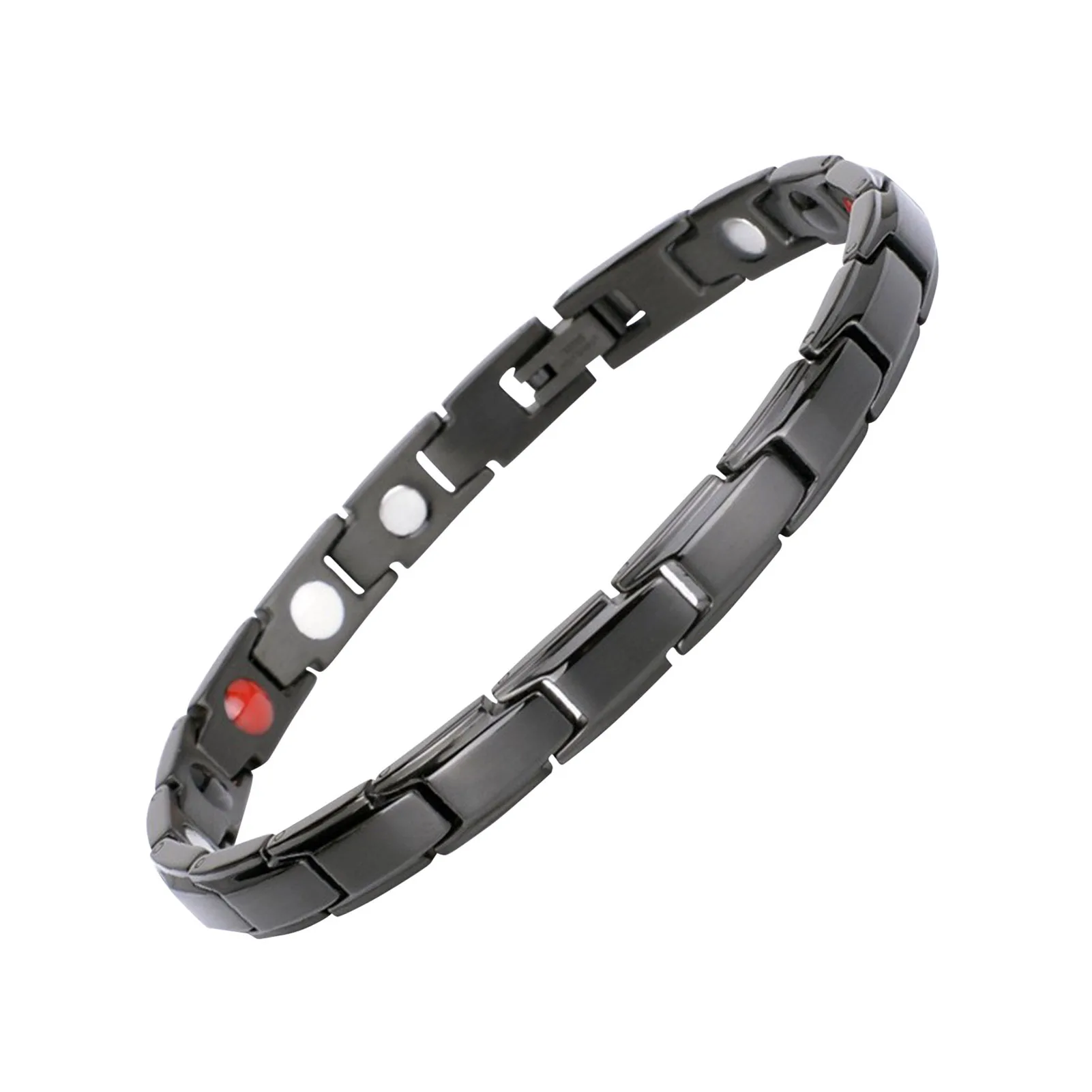 

Energy Health Bracelets Magnetic Bracelet Modern Polished Detail Strips Electroplating Process Fashion Exquisite Energy Health