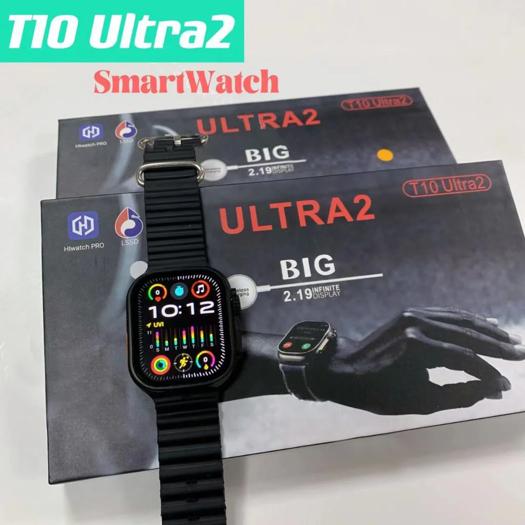 Смарт-часы T10 Ultra 2 09 дюйма AMOLED Bluetooth водостойкие