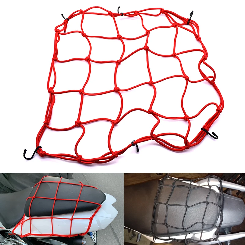 

Motorcycle helmet Universal bungee net grid storage helmet cargo organization net For Suzuki TL1000R SV1000/S Hayabusa GSX1300R