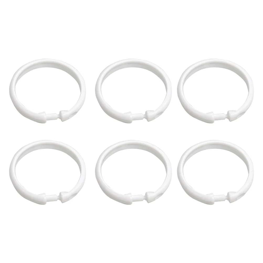

36Pcs Curtain Rings Round Curtain Rod Rings Round Curtain Rings Curtain Buckle Hooks for Hotel Bathroom Bedroom
