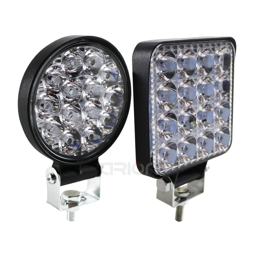 

Spot de led redondo, 9 led, 27w, 16 w, 48w, 12v, 24v, acessorios offroad, para carros e caminhoes
