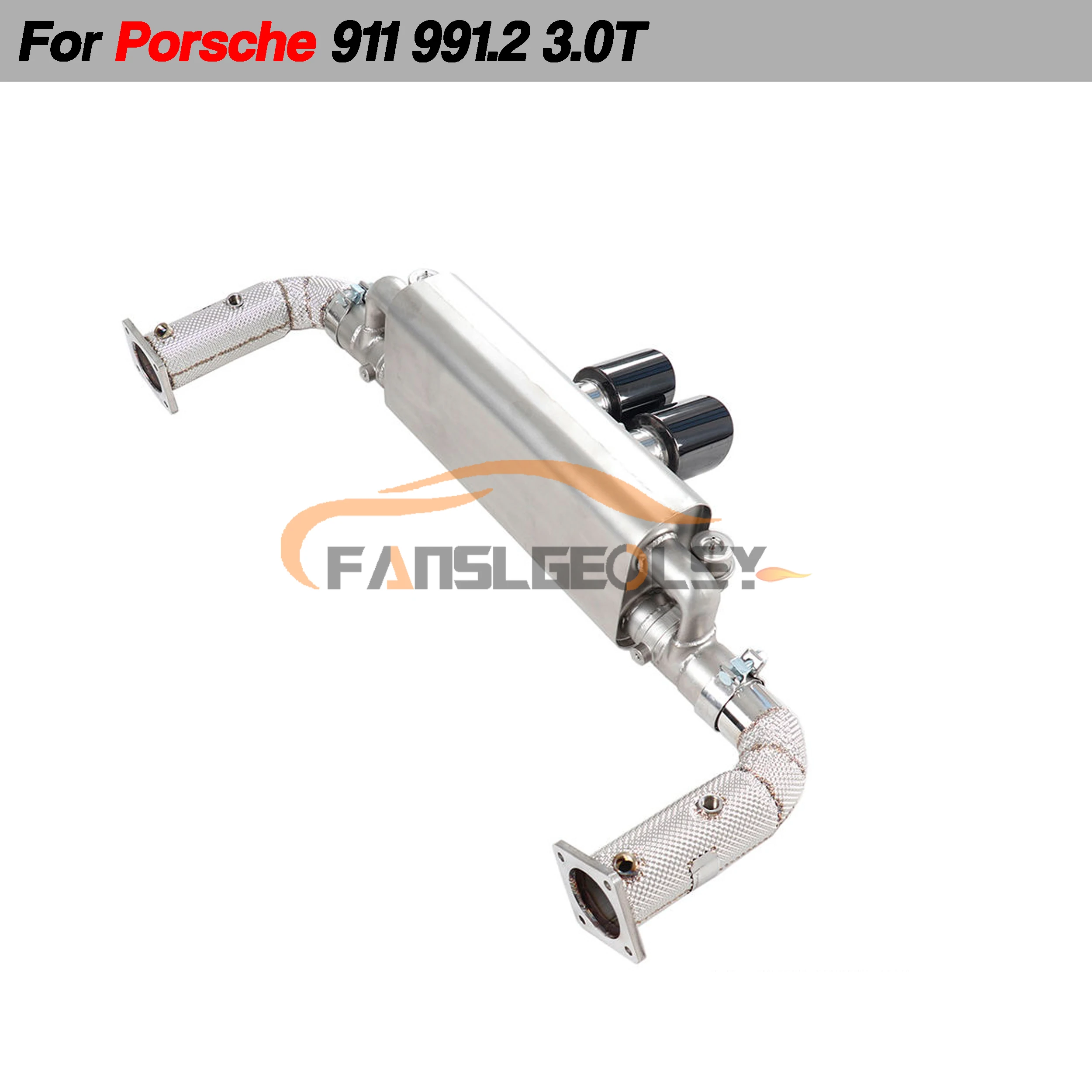 Выхлопная труба из нержавеющей стали Catback выхлопная Valvetronic автозапчасти для Porsche