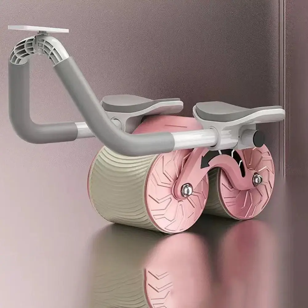 

with Elbow Support Abdominal Roller Wheel Abs Roller Slimming Fitness Wheel Training with Rebound Stable and Safe