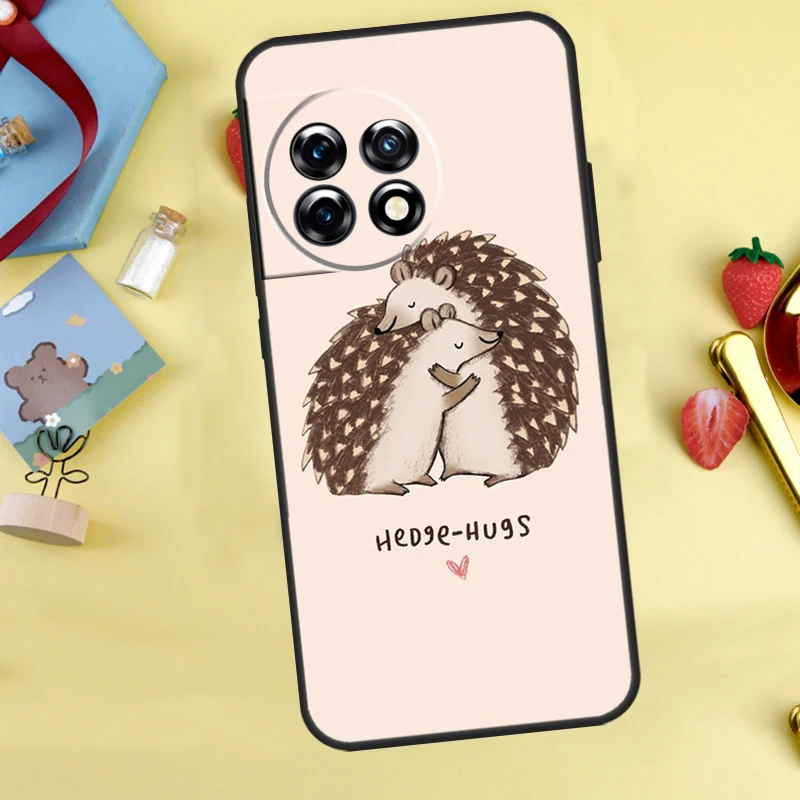 Чехол с милым мультяшным рисунком Колючий ежик для OnePlus Nord CE 4 2 3 Lite N20 N30 9 10 Pro 8T 9RT 10T