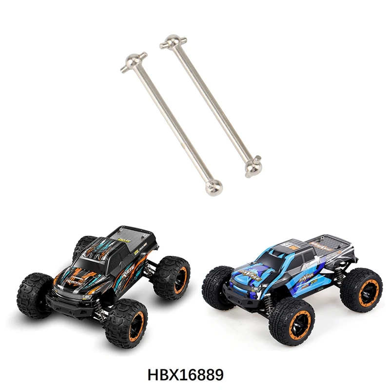 2 шт. металлический задний приводной вал Dogbone для HAIBOXING HBX 16889 16889A 16890 16890A SG1601 SG1602 116 обновленные детали для радиоуправляемых автомобилей (art.: 3920c352f617b) - 3920c352f617b