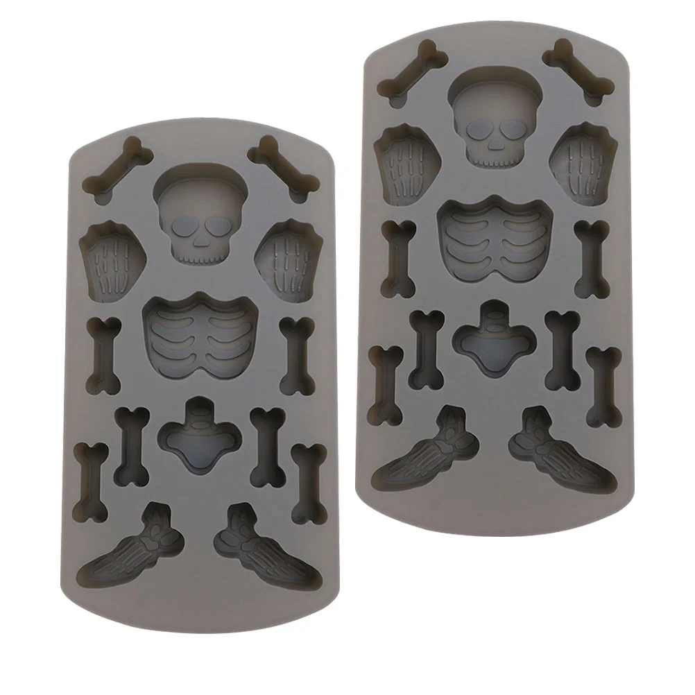 

Molds Mold Baking Silicone Cake Cookiechocolatepan Candyice Accessory Fondant Cube Home Mould Bone Gummy Sugarcraft Biscuit 3D