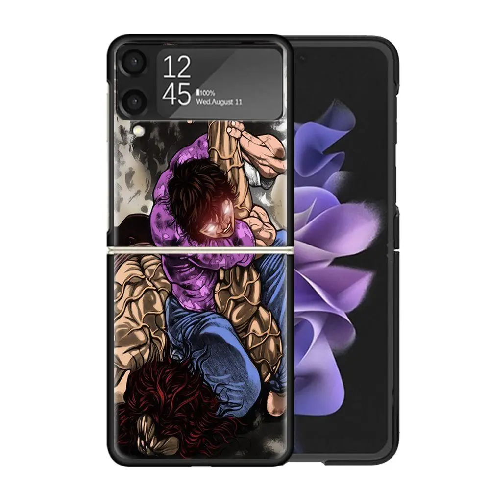 Оригинальный чехол Baki the Grappler в стиле аниме для телефона Samsung Galaxy Z Flip4 Flip5 Flip3 чехлы