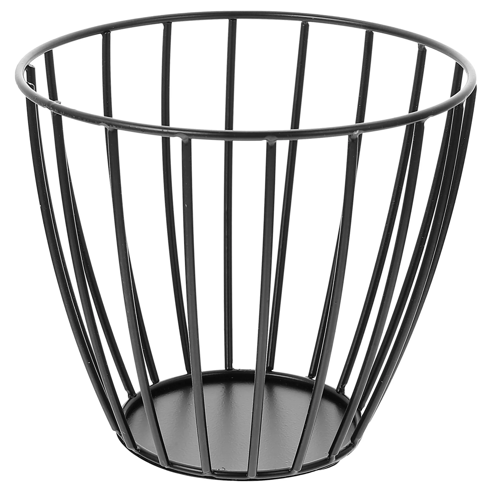 

Basket Wire Metal Fruit Storage Egg Baskets Bowl Decorative Vegetable Holder Mesh Black Chicken Countertop Stacking Snack