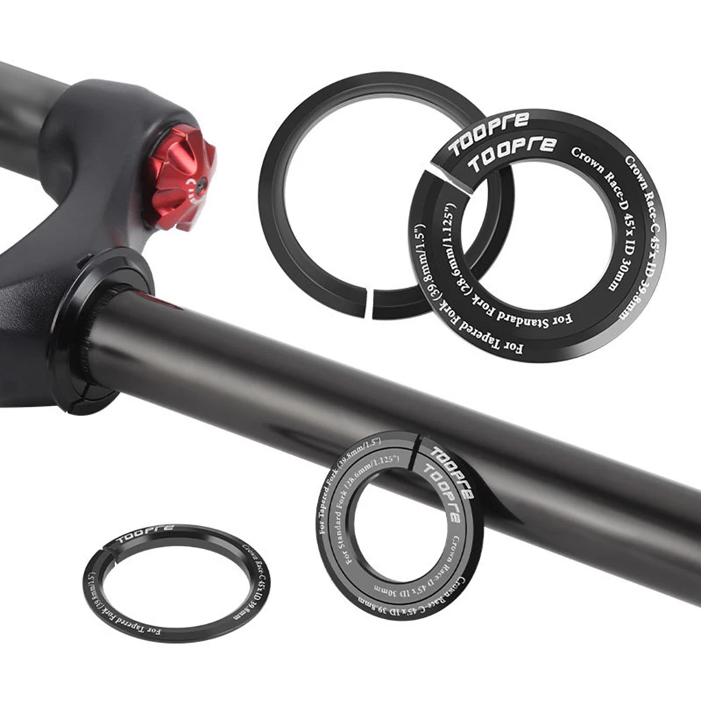

Bicycle Headset Bottom Gear Conversion Seat Straight Tube To Cone Tube 1.5 Inches External Headset Bottom Gear Bike Accessories
