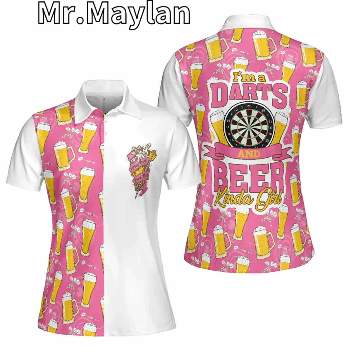 Спортивная 3d-рубашка-поло для женщин летняя футболка унисекс с разноцветным