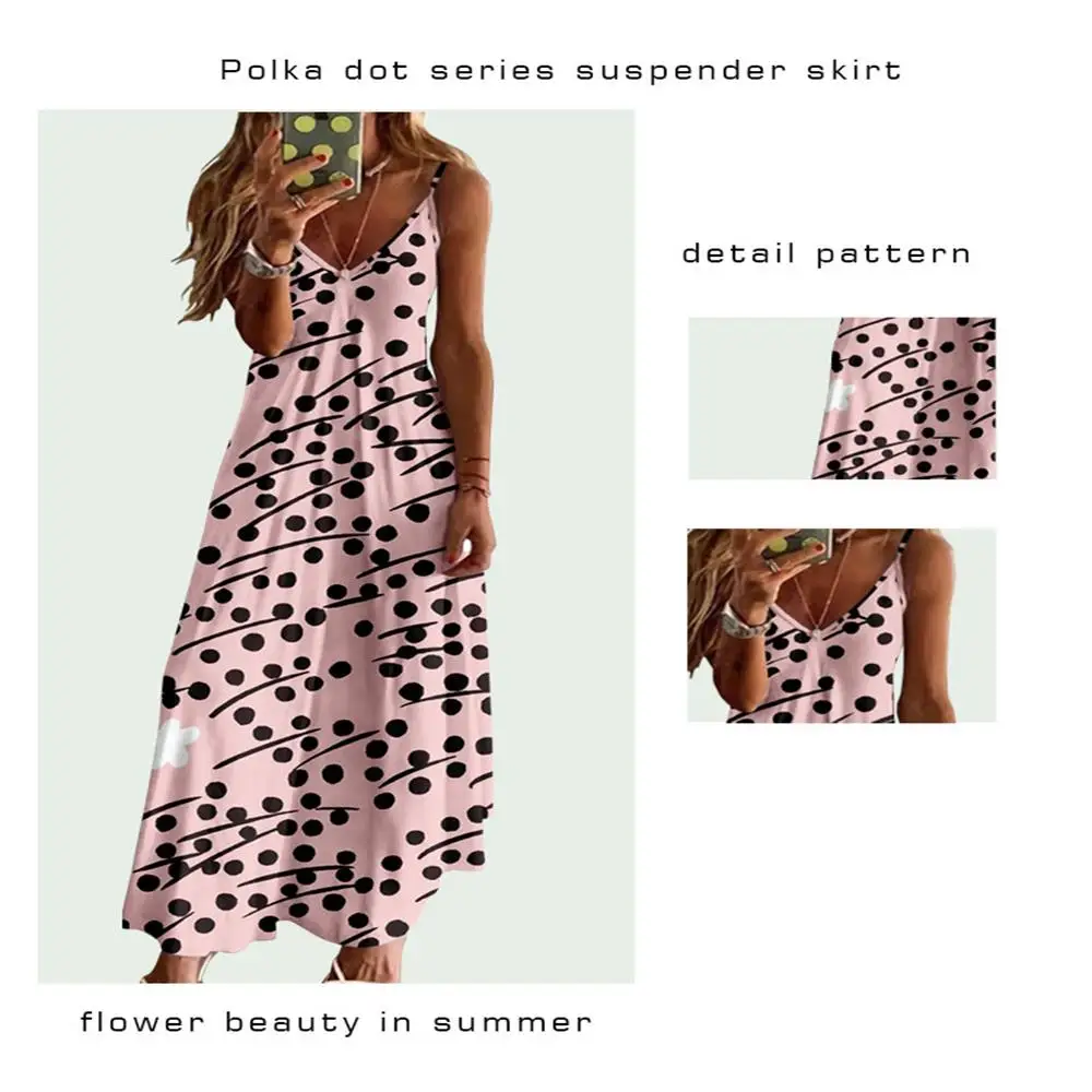 

Polka Dot Dress Fashion Comfortable Ladies Versatile Style 2022 Summer