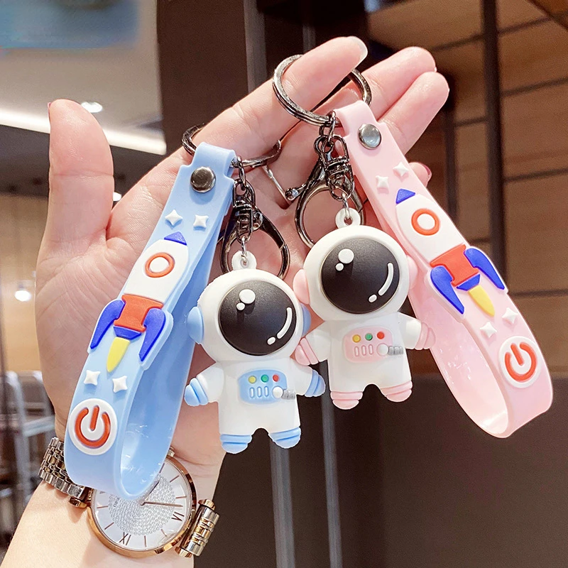 

Cartoon Astronaut Keychain Female Gifts Cute Couple Keychain Male Trendy Soft Pendant Keychain Pendant