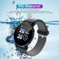 smart watch 119plus fitness tracker smart wristband heart rate monitoring smart watch for women and men
