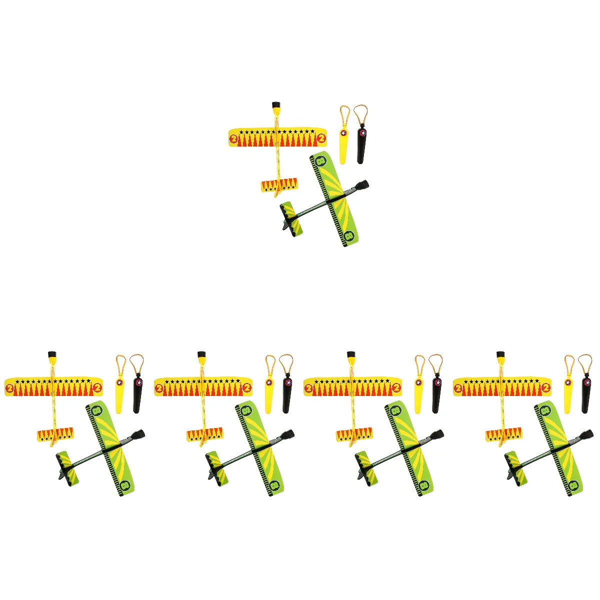 

Hand Throw Catapult Aircraft Finger Plane Slingshot Flying Fake Airplane Model Elastic Kids Playset Outdoor