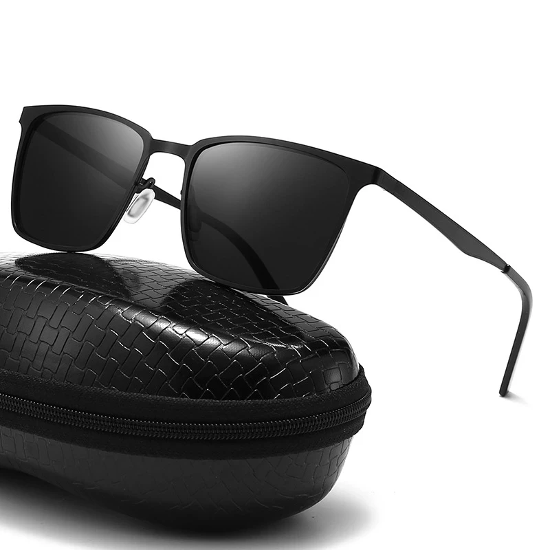 

Солнцезащитные очки для мужчин и женщин, классические Поляризационные солнечные аксессуары в квадратной оправе, для вождения