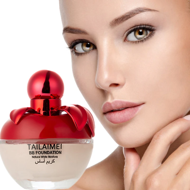 

40ml TLM Apple Foundation Natural Skin Tone Long-lasting Concealer BB Cream Makeup Oil Control Anti-sweat Arabian Foundation