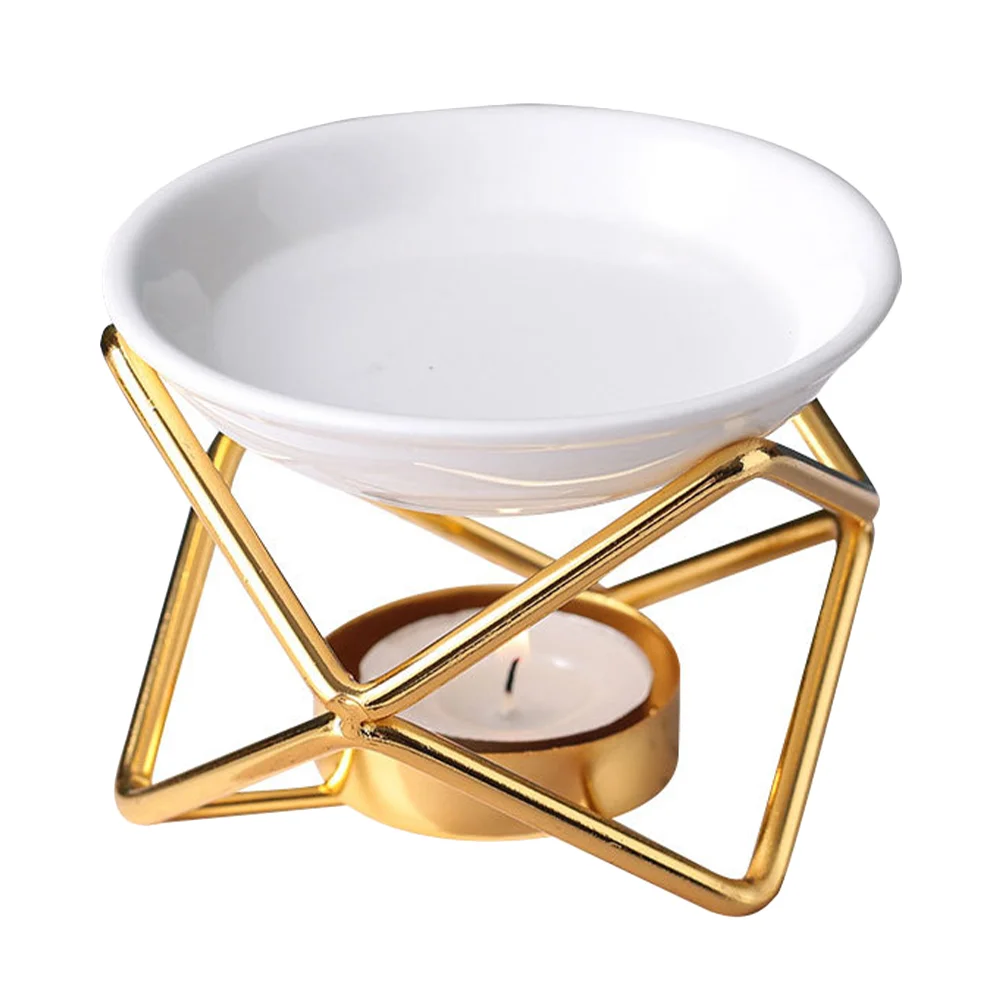 

Burner Warmer Oilwax Ceramic Melt Diffuser Holder Aromatherapy Tealight Essential Aroma Scented Tea Light Incensemelter Furnace