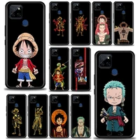 3d cartoon one piece phone case for realme c1 c2 c21y c25 c12 gt 5g gt2 neo2 case silicone back cover anime luffy zoro ace coque