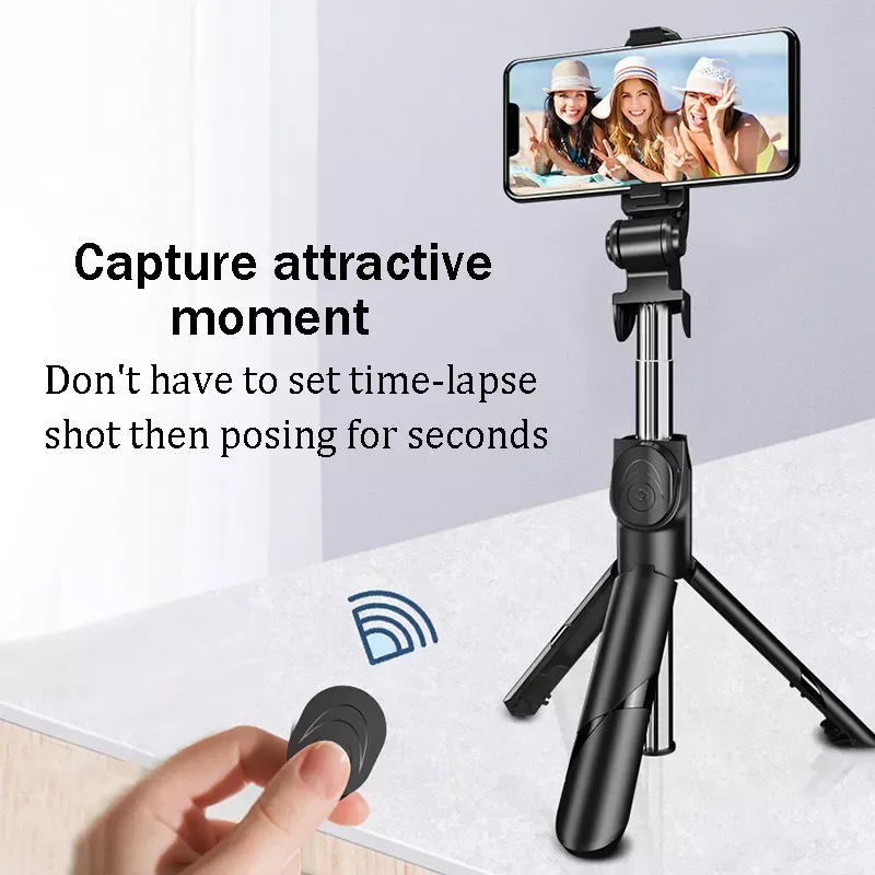 

Selfie Stick Extendable Selfie Stick With Wireless Remote Tripod Stand Compatible With For IPhones 13 For Androids Smartphone