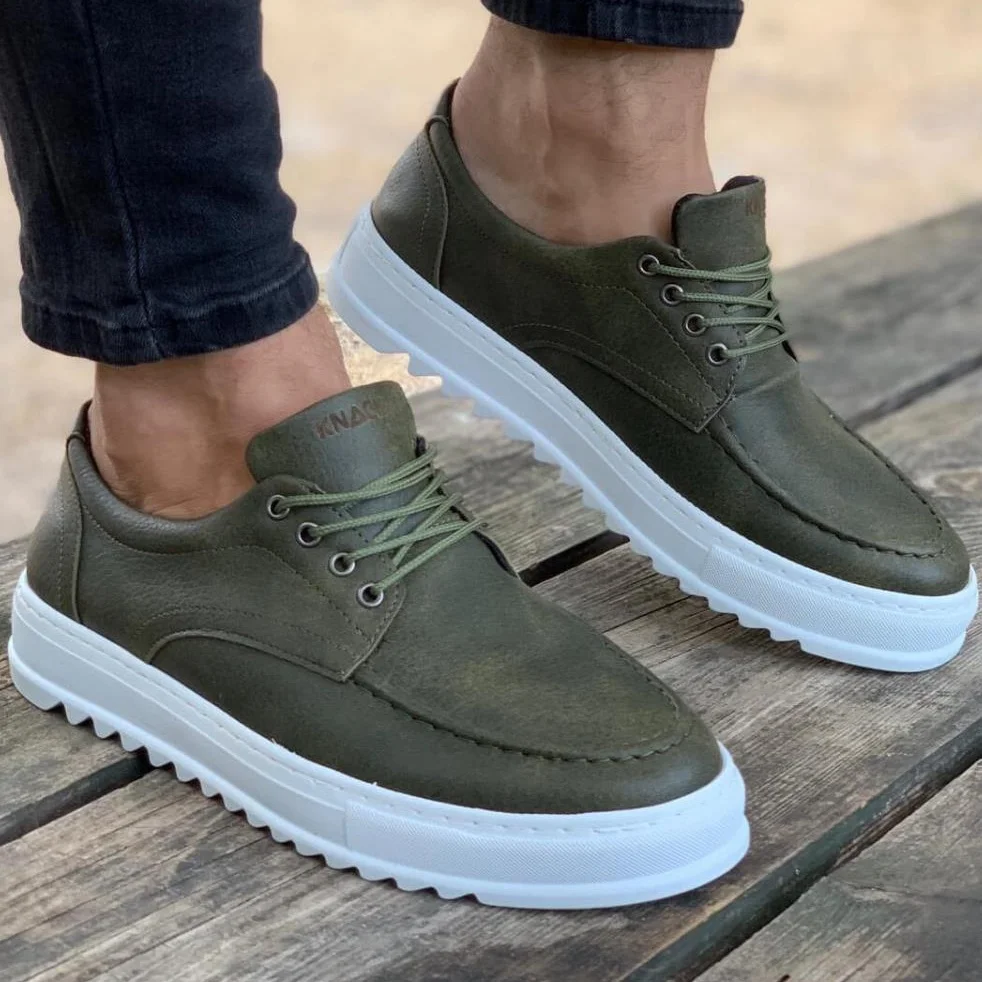 

Повседневные мужские туфли Knack T12 цвета хаки, уличная мода, весна-лето, новый сезон, крутая и удобная