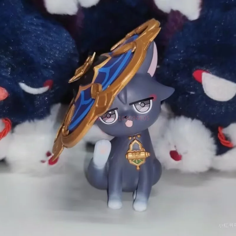 Игра Genshin Impact Zhongli Keqing Miko Cute Wanderer Yae Cat Фигурка Аниме Gk Action ПВХ Украшение Модель