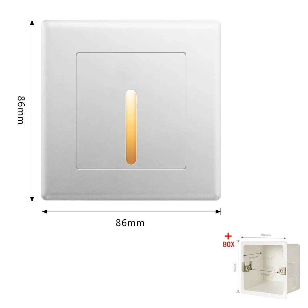 

Настенный светодиодный светильник XINLAT для лестницы, теплый/холодный белый свет