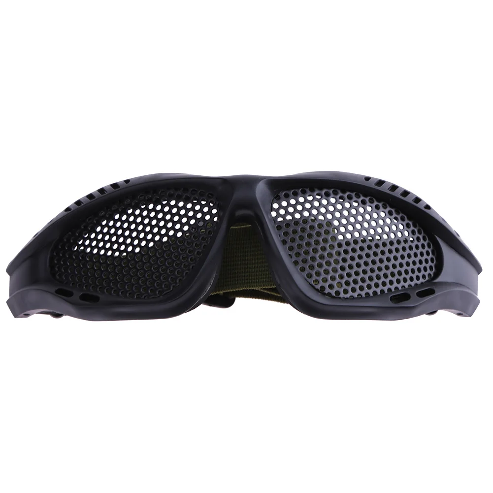 

Outdoor Paintball Goggle Hunting Airsoft Net Eyewear Tactical Eyes Protection Eyeglasses Sport Metal Mesh Glasses