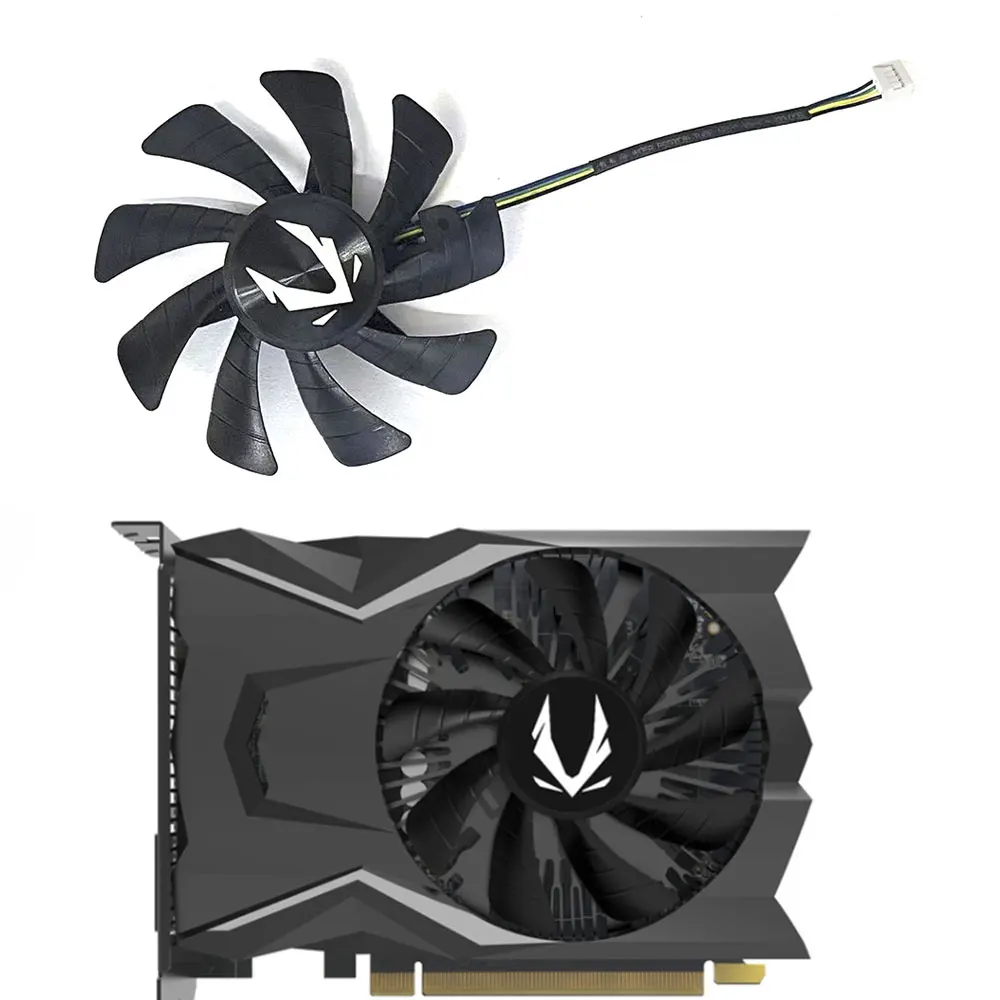 Кулер для видеокарты ZOTAC Gaming Geforce GTX 1650 OC GDDR6, 85 мм, 4 контакта