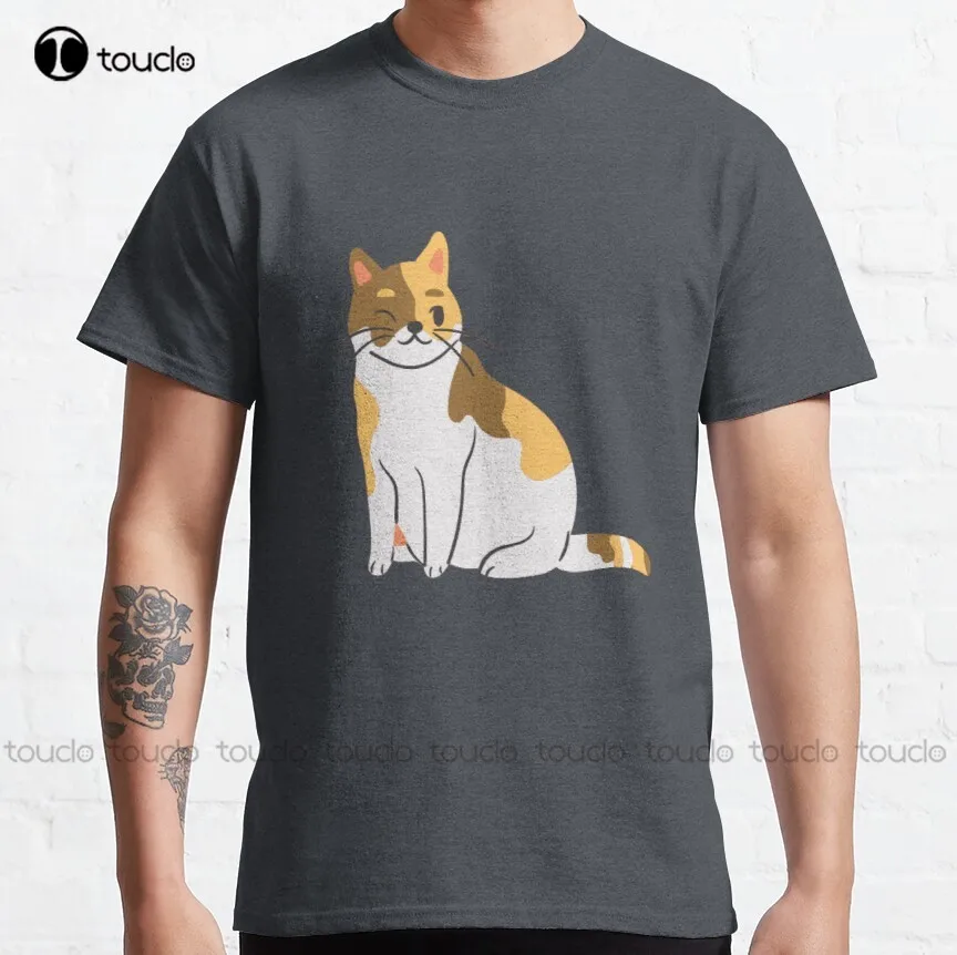 

Классическая футболка I Am A Cat Lover Neon - Funny Gift Mom для влюбленных Женщин, мужские футболки, хлопковая уличная простая винтажная Повседневная футб...