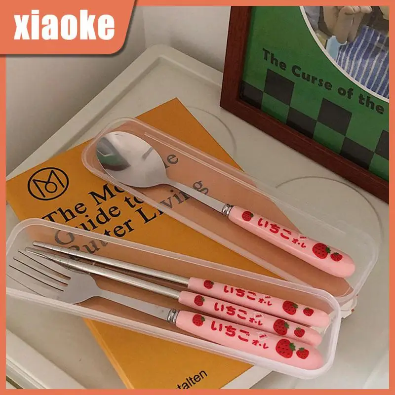 

Durable Dinnerware Set Creative Tableware Portable Non-toxic Tableware Set Camping Travel Set Odorless Knife Fork Spoon Safe