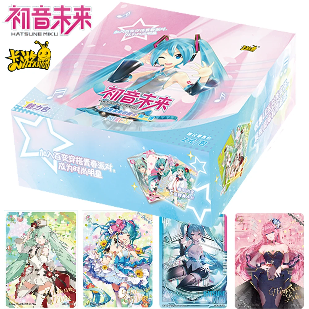 Оригинальная карта Kayou Hatsune Miku для детей популярный идол певец виртуальная